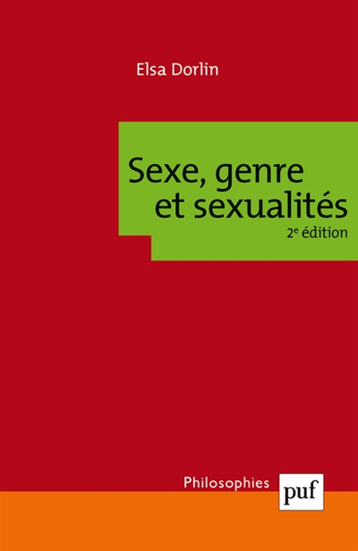 Sexe, genre et sexualités - 