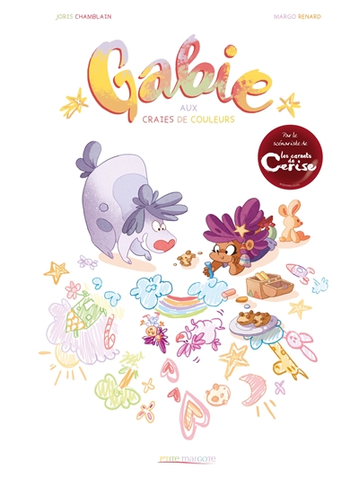 Gabie aux craies de couleurs - 