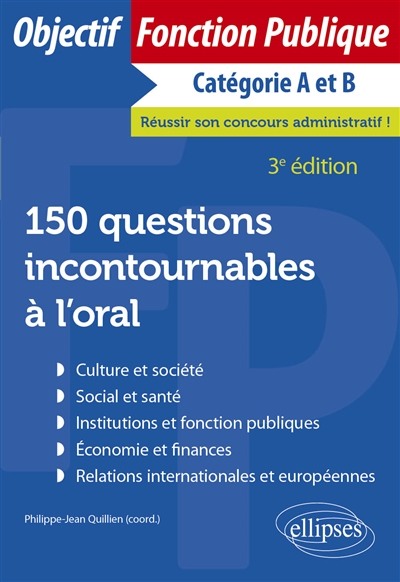 150 questions incontournables à l'oral - 