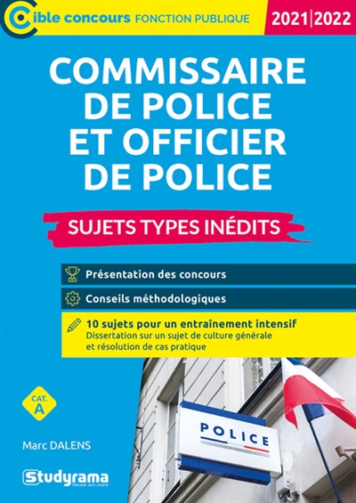 Commissaire de police et officier de police, cat. A - 