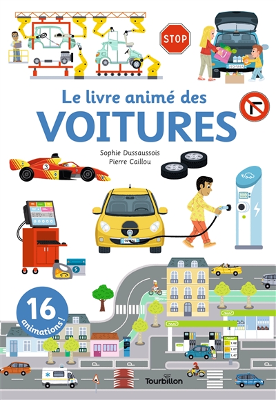 Le livre animé des voitures - 