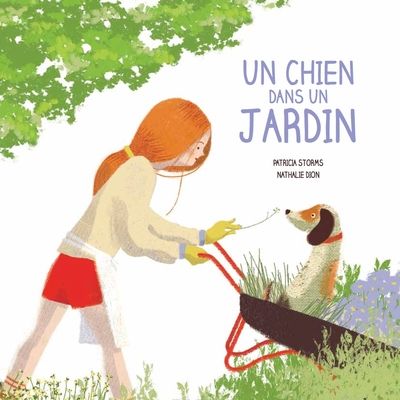 Un chien dans un jardin  - 