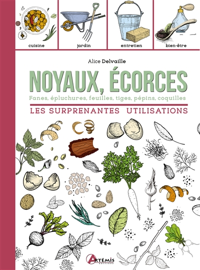 Noyaux, écorces, fanes, épluchures, feuilles, tiges, pépins, coquilles - 