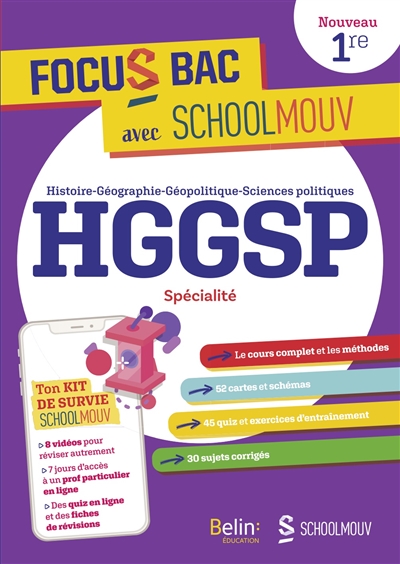 HGGSP 1re, spécialité - 