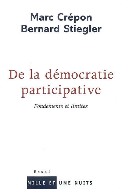 De la démocratie participative - 