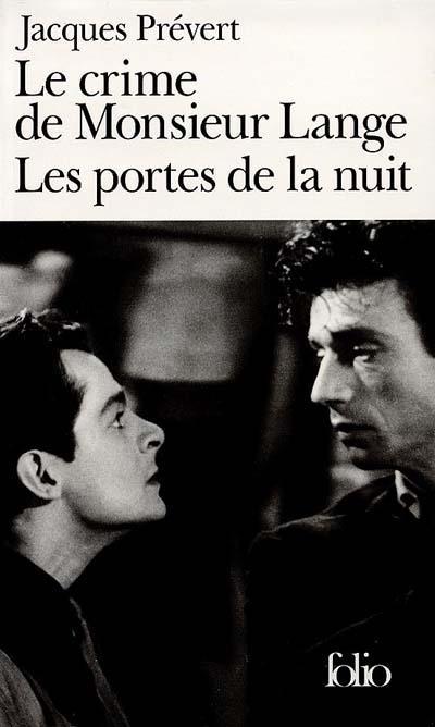 crime de monsieur Lange (Le) - portes de la nuit (Les ) - 