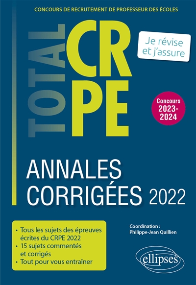 Annales corrigées 2022 - 