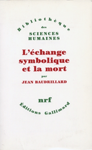 Echange symbolique et la mort (L') - 