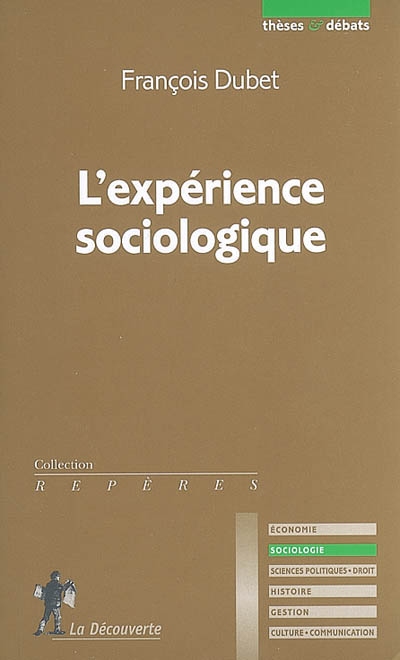 expérience sociologique (L') - 