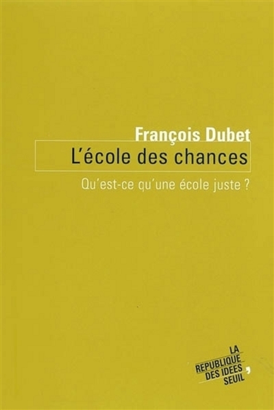 école des chances (L') - 