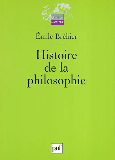 Histoire de la philosophie - 