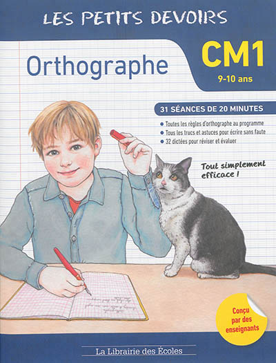 Orthographe CM1, 9-10 ans - 