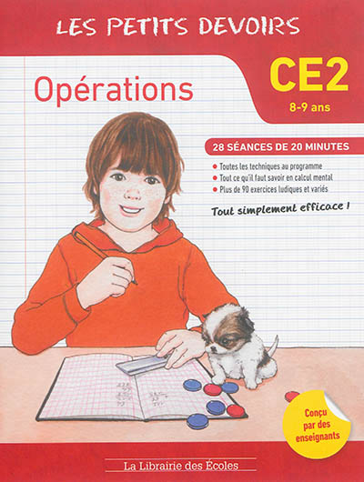 Opérations CE2, 8-9 ans - 