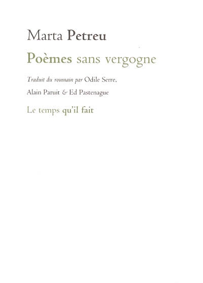 Poèmes sans vergogne - 