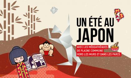 affiche actions de l'été sur le thème du japon