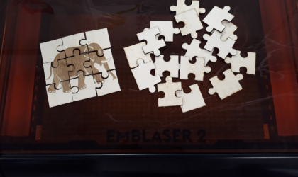 Aller à "Créer un puzzle à la découpeuse laser - Peinture"