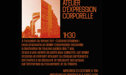 Accédez à l'évènement: Atelier d'expression corporelle